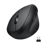 PERIMICE-619 - Kabellose Ergonomische Vertikale Maus mit Silent-Click und Kleinem Design - Multi-Device