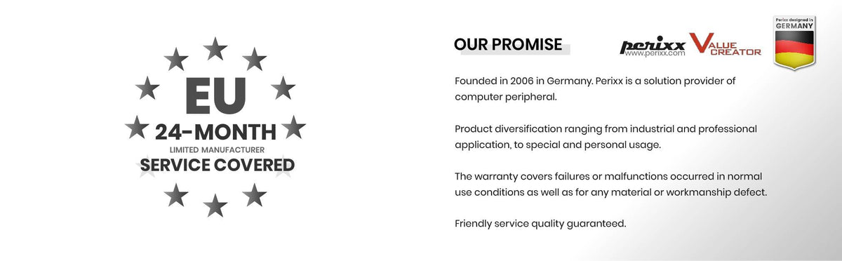 EU 24-month limited manufacturer warranty – our promise