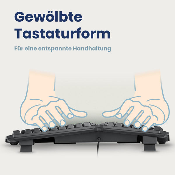 3D gewölbtes, geteiltes Tastendesign