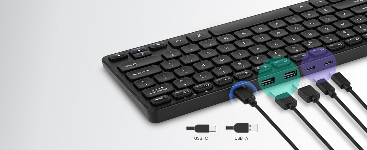 Integrierte USB-Anschlüsse