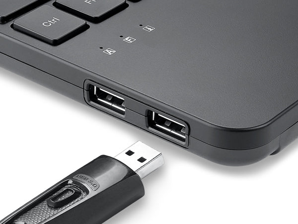 2 integrierte USB 2.0-Hubs
