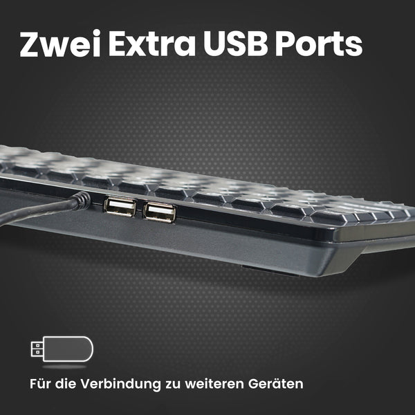 2 zusätzlichen USB-Anschlüsse