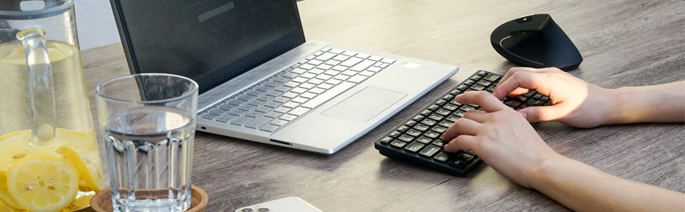 Wireless Mini Backlit scissor-switch UK keyboard