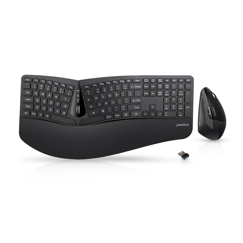 Ergonomisches Tastatur-und-Maus-Set in einem