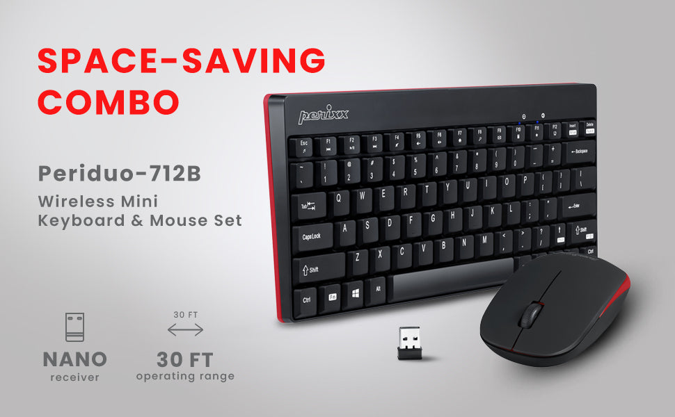 Wireless Mini Keyboard and Mouse