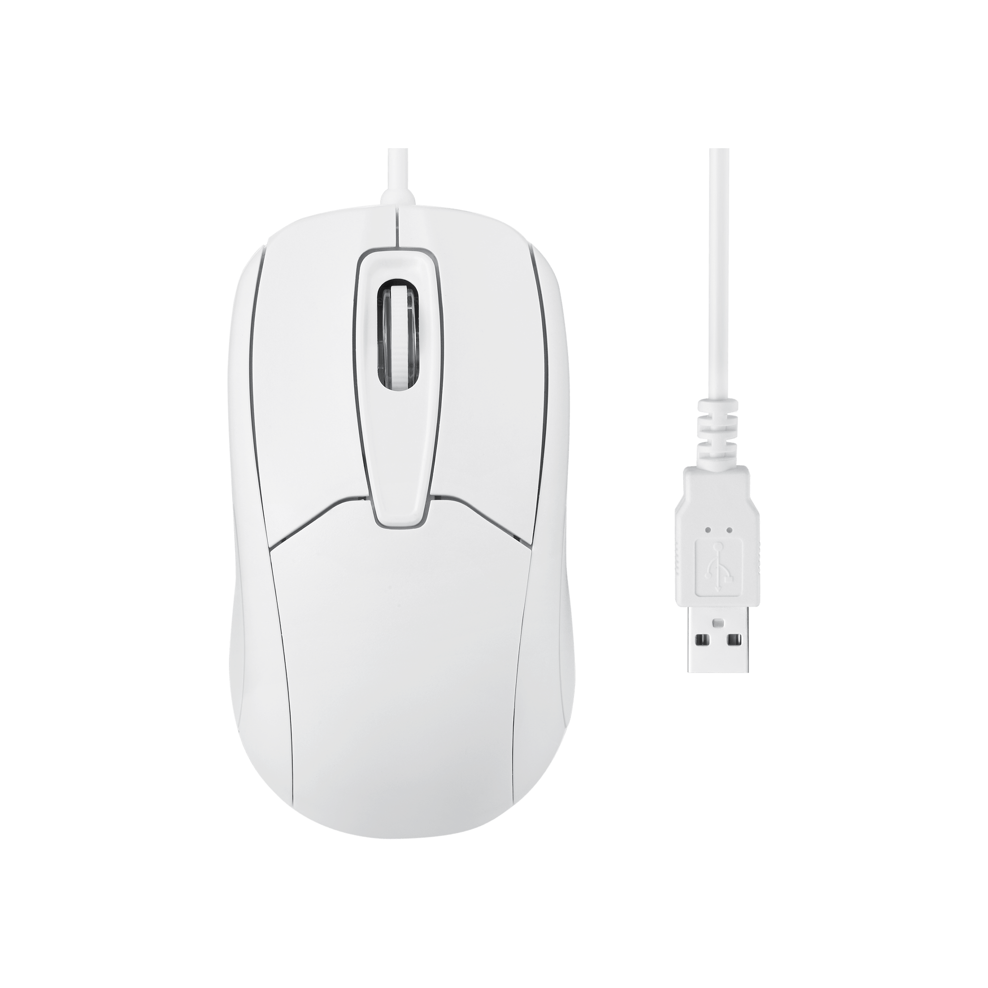 PERIMICE-209 W U - Wired White USB Mouse - Perixx Europe