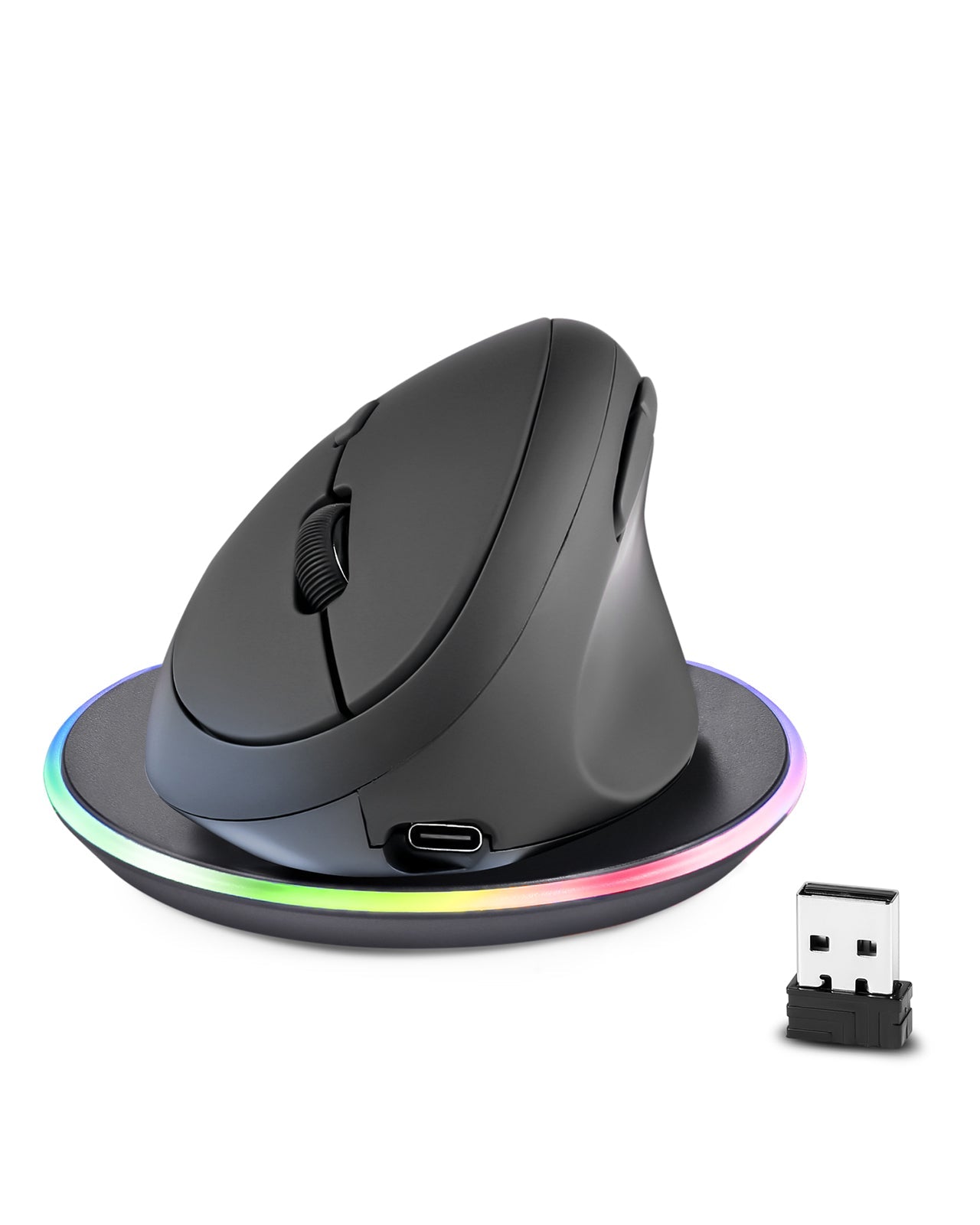 PERIMICE - 719RX/ 719R Wireless Rechargeable Ergonomic Mouse - Perixx Europe