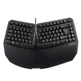 PERIBOARD-413 B -Kompakt Ergonomische Tastatur