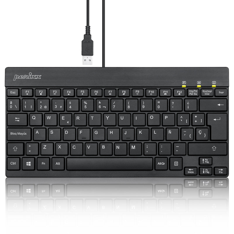 PERIBOARD-426 - Wired Mini Keyboard 70% Quiet Keys in spanish layout