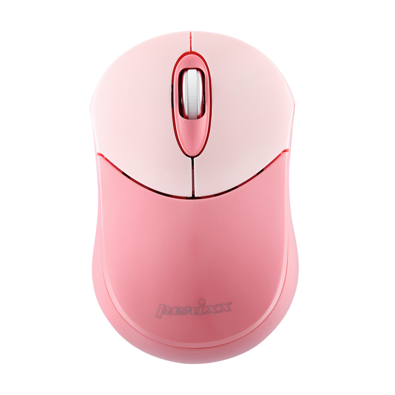 PERIMICE-802 - Kabellose Bluetooth Maus -  für Windows, Android Tablet und PC in Rosa/Pink