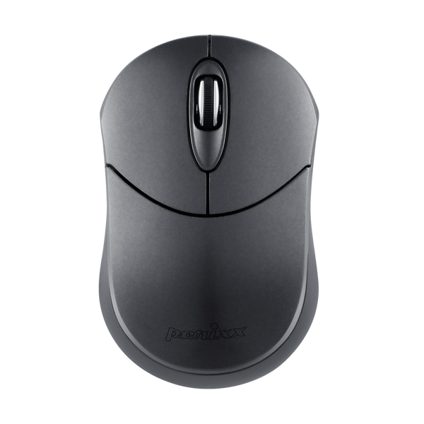 PERIMICE-802 BL - Kabellose Bluetooth Maus -  für Windows, Android Tablet und PC in  Graphit-Grau 