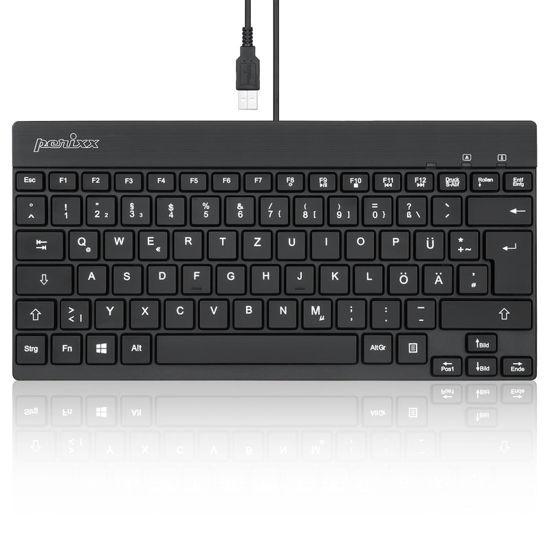 PERIBOARD-326 - Wired Mini Backlit Keyboard 70% in DE layout.