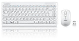PERIDUO-707 W PLUS - Wireless White Mini Combo (75% keyboard) in DE layout