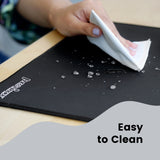 DX-1000 - Mouse Pad Stitched Edges waterproof (L) is easy to clean.