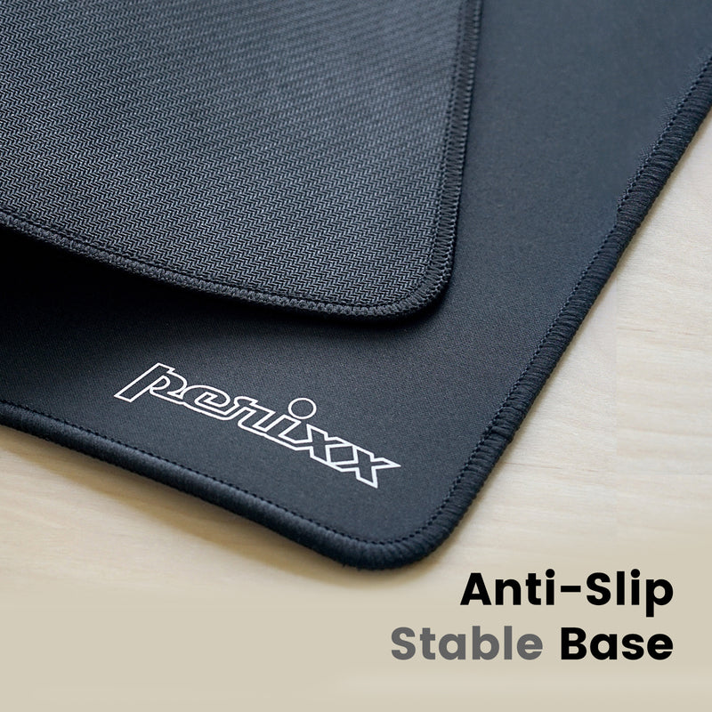DX-1000 - Mouse Pad Stitched Edges waterproof (XL) with anti-slip stable base
