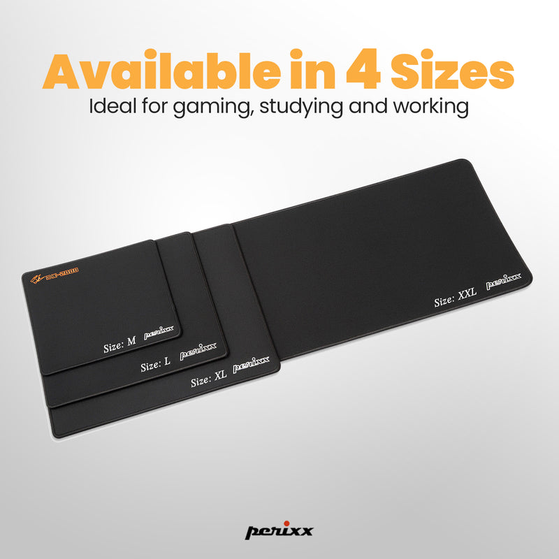 DX-2000 - Gaming Mouse Pad Stitched Edges waterproof are available in four sizes.