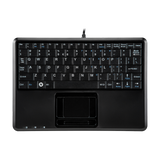 PERIBOARD-510 H PLUS - Wired Super-Mini 75% Touchpad keyboard Quiet Keys extra USB Ports