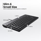 PERIBOARD-409 U - Wired Mini Keyboard 75% with slim and small size is also portable.