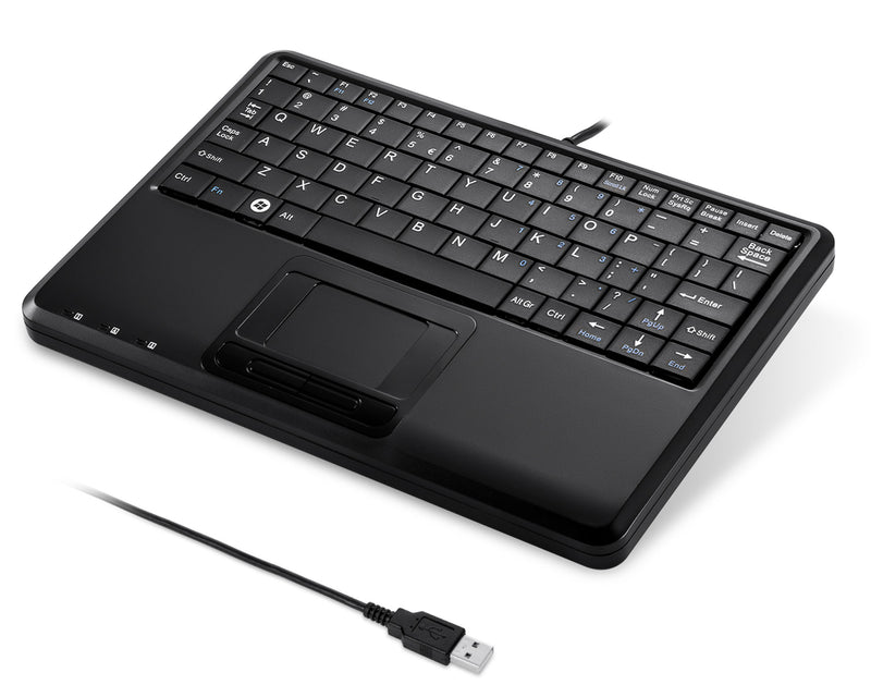 PERIBOARD-510 H PLUS - Wired Super-Mini 75% Touchpad keyboard Quiet Keys