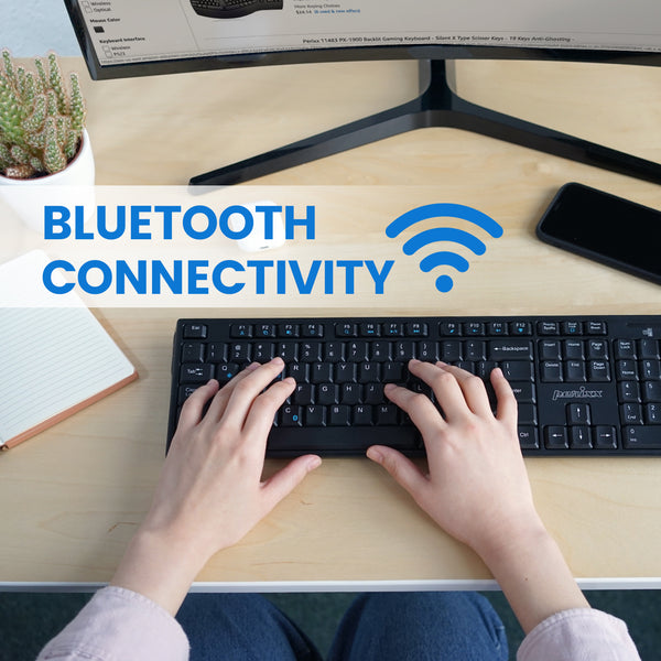 PERIBOARD-810 - Bluetooth Standard Keyboard. Bluetooth connectivity.