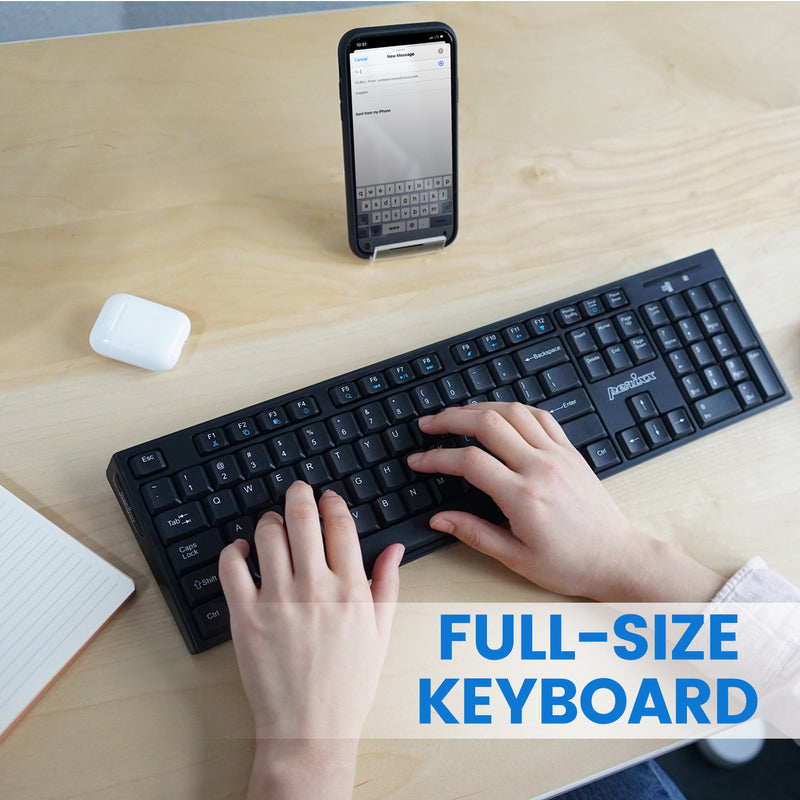 PERIBOARD-810 - Bluetooth Standard Keyboard 100%