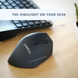 PERIMICE-608 - Wireless Ergonomic Vertical Mouse Programmable Buttons. The highlight on your desk.