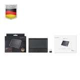 PERIPAD-704 - Wireless Touchpad with package and user manual.