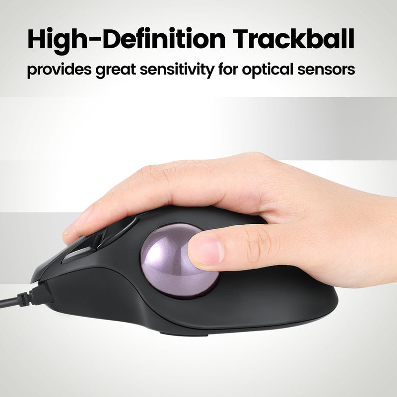 PERIPRO-303 X4A - Glossy 34mm Trackball Pack (Red, Purple, Pink, Lavender) provides great sensitivity for optical sensors.