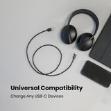 PERIPRO-406 - USB-C to USB-A Cable with universal compatibility.