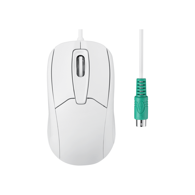 PERIMICE-209 W P - Wired White PS/2 Mouse