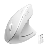 PERIMICE-713 W - Wireless White Ergonomic Mouse