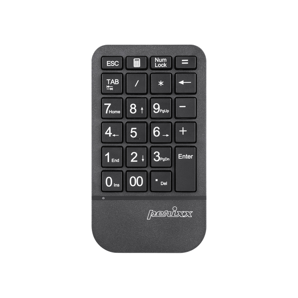 PERIPAD-705 - Wireless Numeric Keypad with Palm Rest Large Print Letters