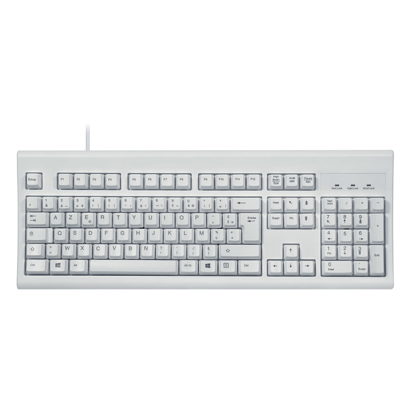 PERIBOARD-106 W - Wired White Standard Keyboard in FR layout