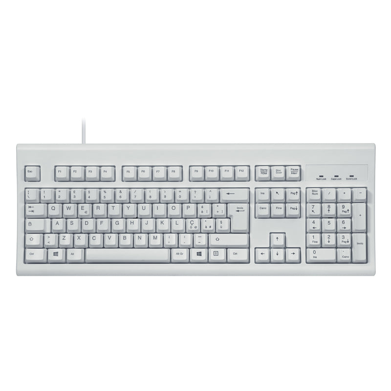 PERIBOARD-106 W - Wired White Standard Keyboard in italian layout